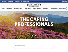 Tablet Screenshot of hinsey-brown.com